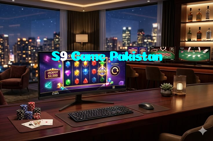 S9 Game Pakistan casino presented on mobile device in Pakistan with slots and live games